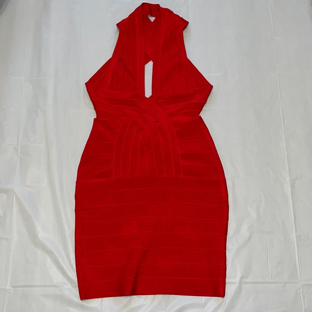 Red Bandage Dress Small